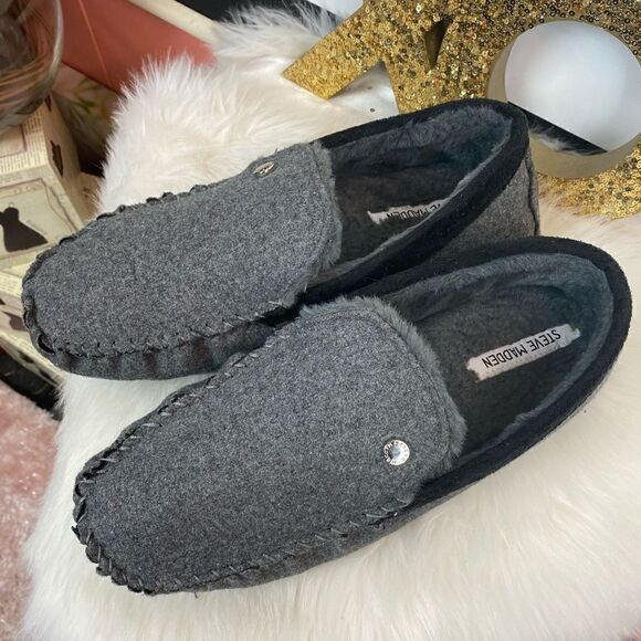 Steve Madden p-spire faux fur lined slippers - Picture 3 of 7